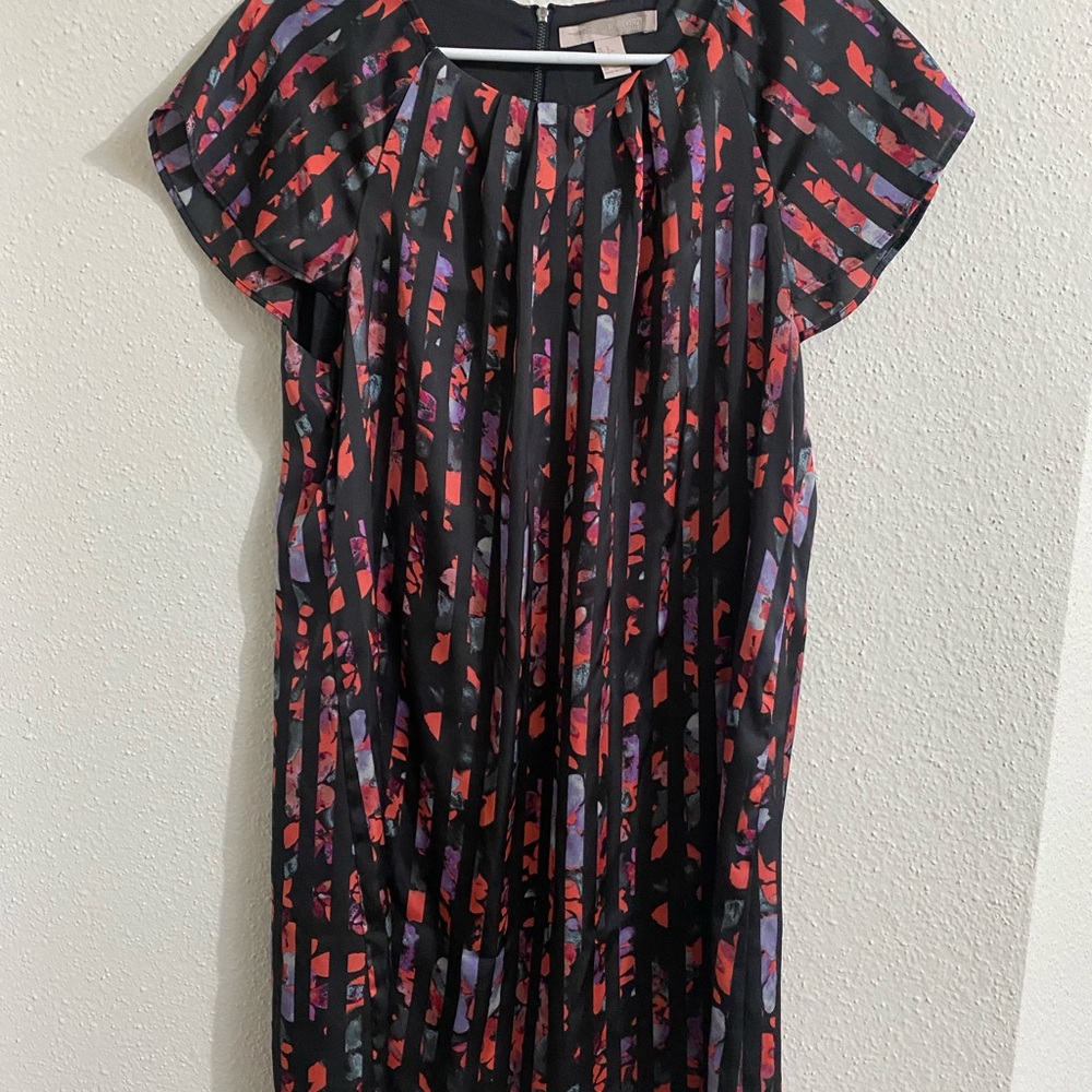Black mini dress with details. Sz L from forever 21